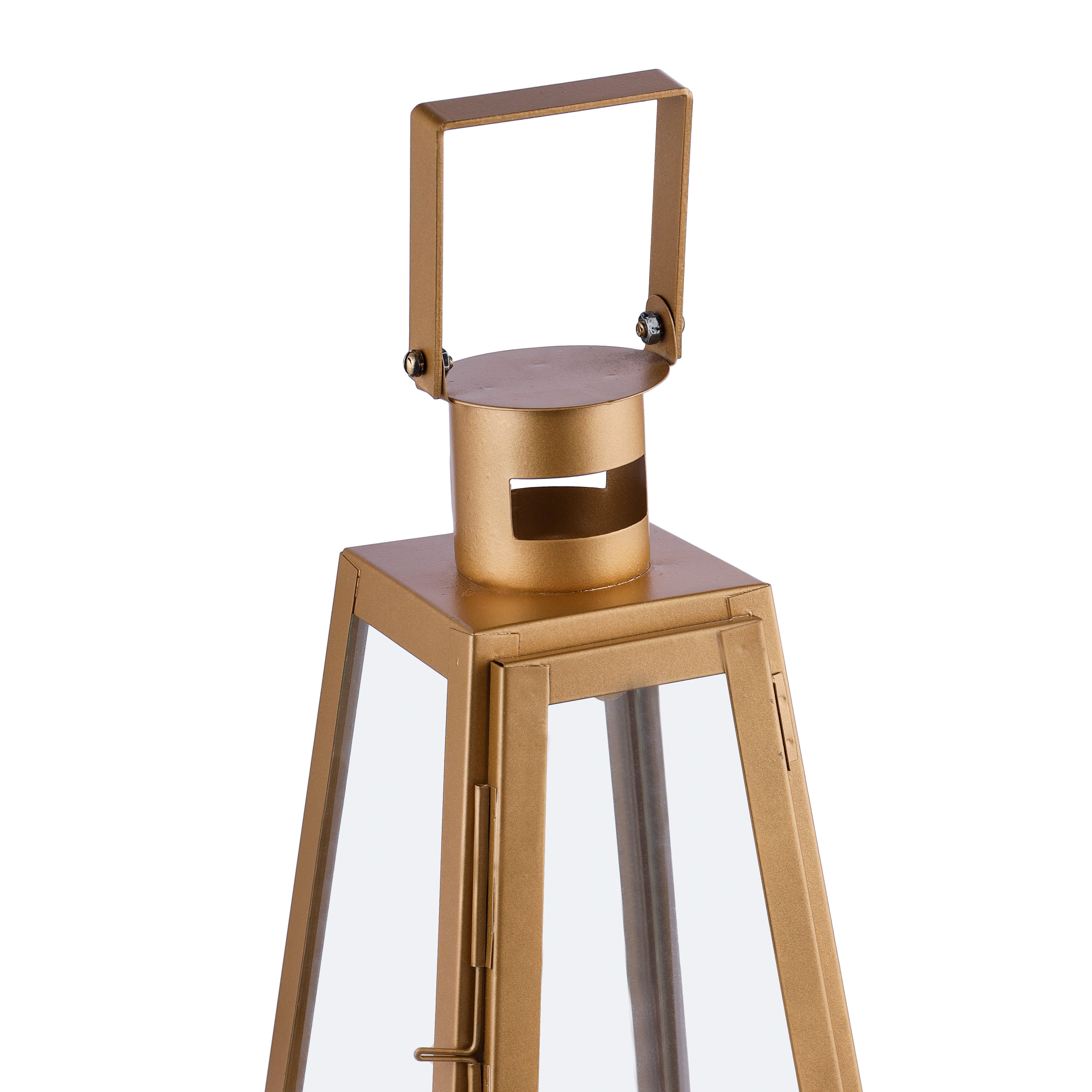 Golden Pyramid Lantern Small